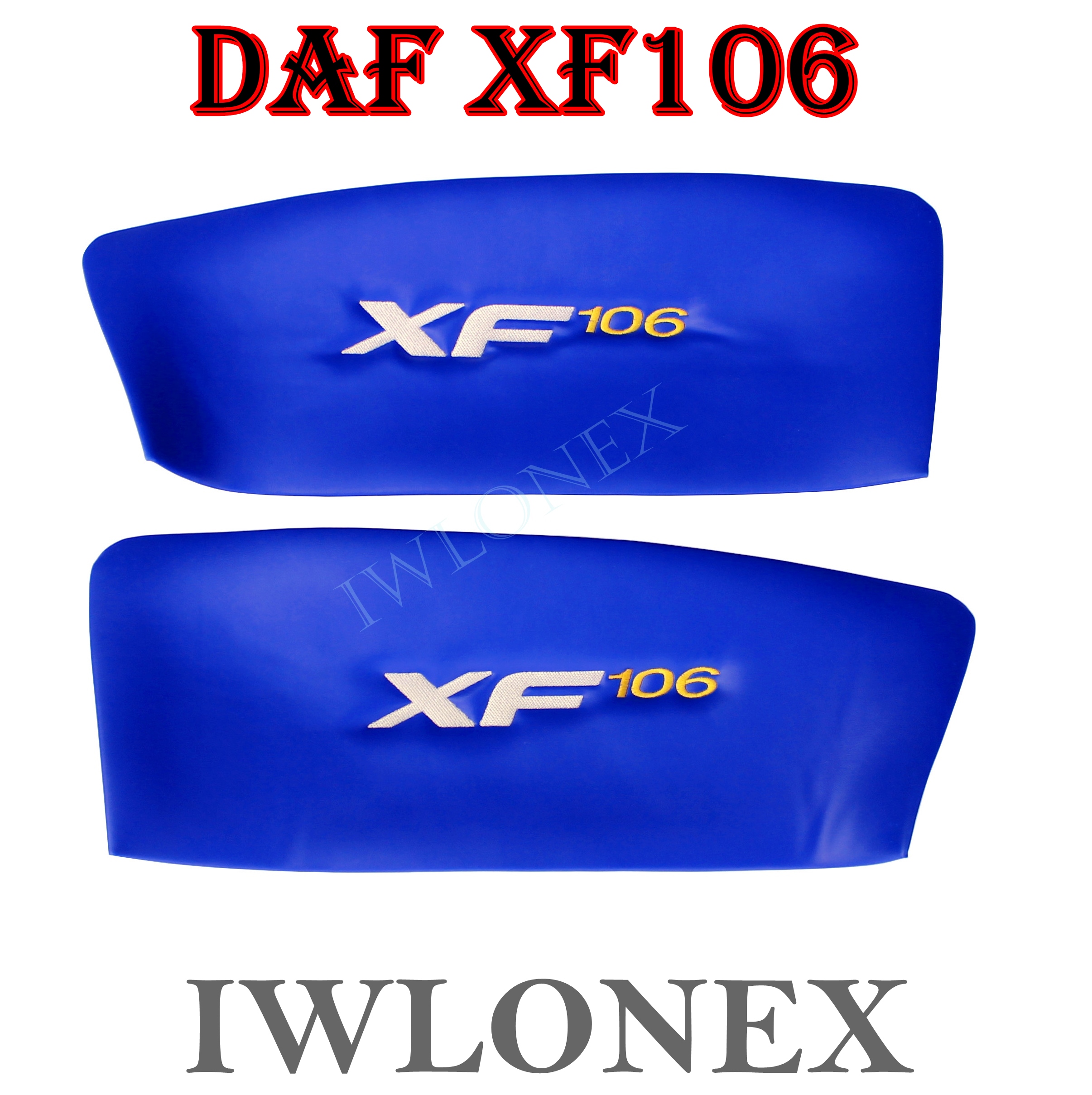 Turverkleidung Daf Xf106 Links Rechts Blau Glattleder Iwlonex