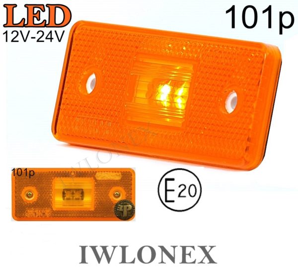 101p iwlonex 600x541 - 1x LED UMRISSLEUCHTE POSITIONSLEUCHT WAS 101p