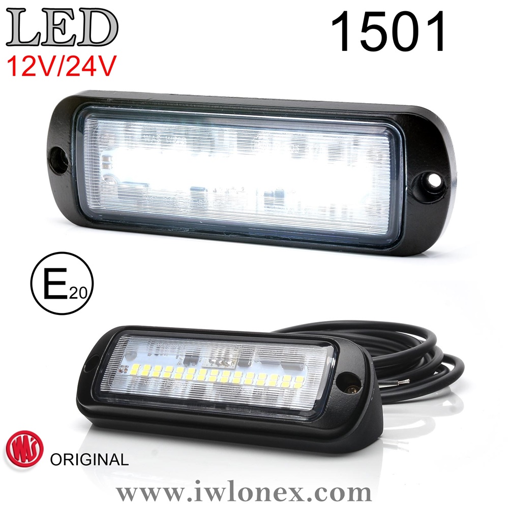 12 Volt LED - Arbeitsscheinwerfer 16x3W