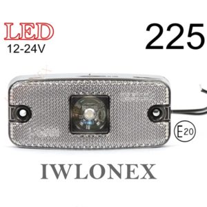 225 iwlonex 3 300x300 - 1x LED UMRISSLEUCHTE POSITIONSLEUCHTE WAS 225 Weiß