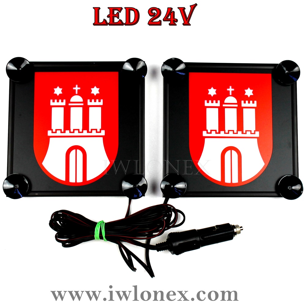 LED Nummernschildbeleuchtung das Paar 12V-24V