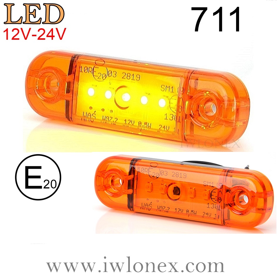LED-Warnleuchte 12V, div. Farben, 1 Stück