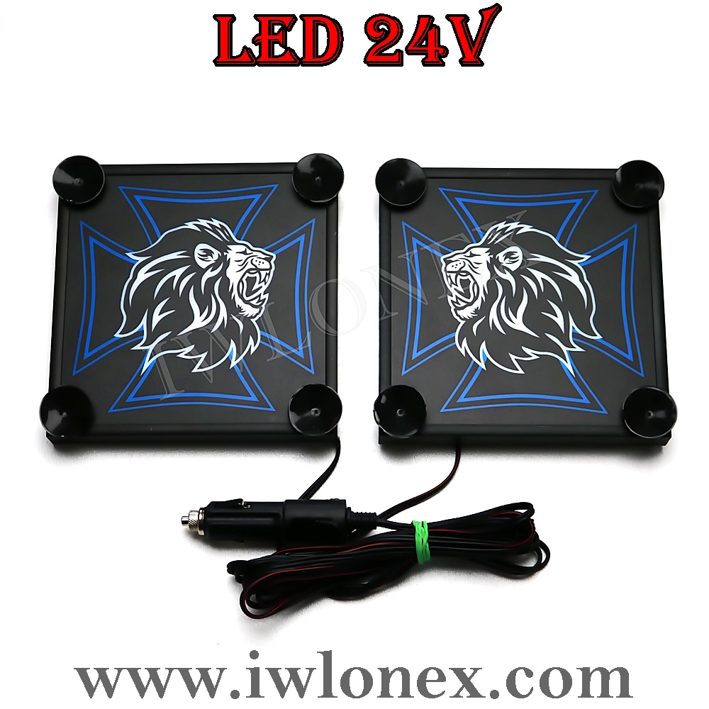 LED-TAXI-Leuchtschild zur Befestigung an Helm/Lenker, USB