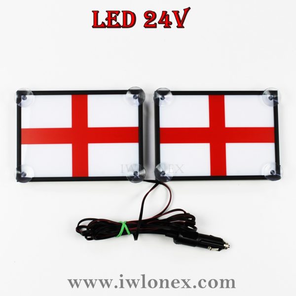 England 1 600x600 - LKW LED Leuchtschilder Kastenschilder 24V England