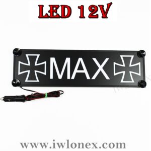 IMG 0748 1 300x300 - 1 LKW LED NAMENSCHILD 12V! MAX