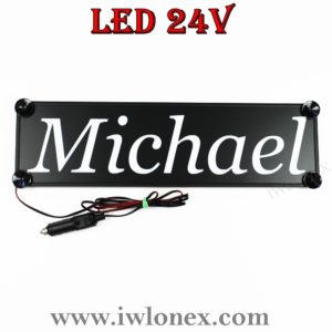 IMG 0750 1 300x300 - 1 LKW LED NAMENSCHILD 24V MICHAEL