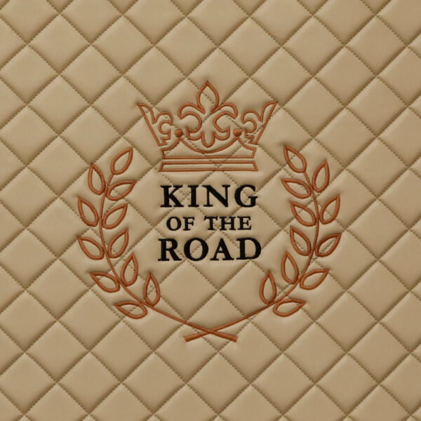 King of the Road 600x600 - Fußmatte passend für SCANIA S - Karo Muster - deine Farben