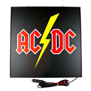 LED Schilder 46x46 ACDC 1 3 300x300 - 1 x LKW LED Rückwandschild mit Dimmer, 24V AC/DC