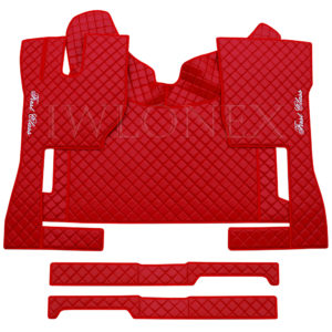 LKW Fussmatten Sitzsockelverkleidung passend fur VOLVO FH4 Rot IWLONEX 1 300x300 - Fußmatten + Sitzsockelverkleidung passend für VOLVO FH4 Automatik Rot
