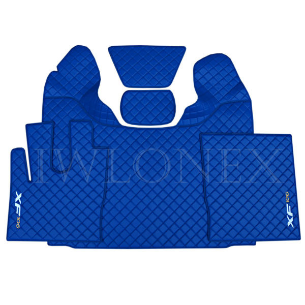 LKW Fussmatten passend fur DAF XF 106 E6 Blau IWLONEX 1 600x600 - Fußmatten für DAF XF106 E6 Automatik 480 u. 530PS - Blau