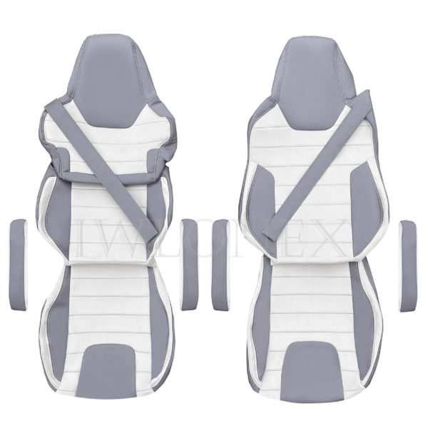 LKW Sitzbezuge passend fur MAN TGX ab 2020 IWLONEX Grau scaled 2 600x600 - LKW Sitzbezüge passend für MAN TGX, GX, GM  New ab 2020 - Grau