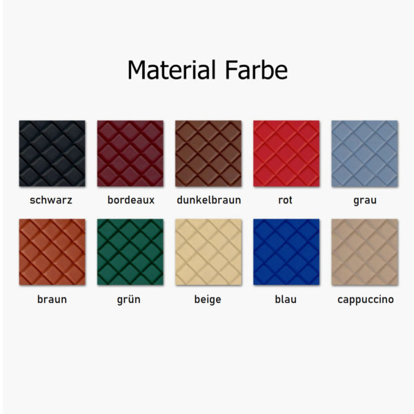 Material Farbe 2 600x600 - Fußmatte passend für MB Actros MP4/MP5 - Karo Muster - deine Farben