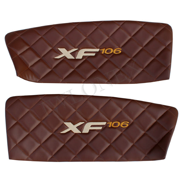 Turverkleidung DAF106 Dunkelbraun 5 600x600 - Türverkleidung passend für DAF XF106 Links/Rechts - Karo Muster - deine Farben