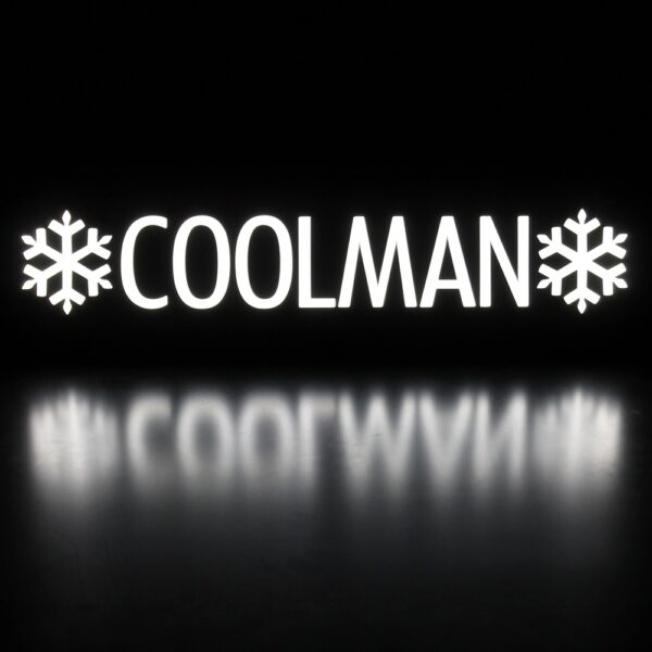 coolman2 600x600 - 1 LKW LED NAMENSCHILD Kastenschild 24V COOLMAN