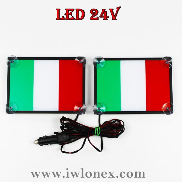 italien 1 600x600 - LKW LED Leuchtschilder Kastenschilder 24V ITALIEN ITALIA