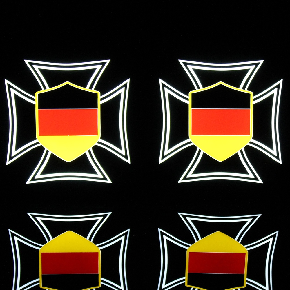 1 Paar LKW LED Leuchtschilder 24V Eiserne Kreuz DE - Iwlonex