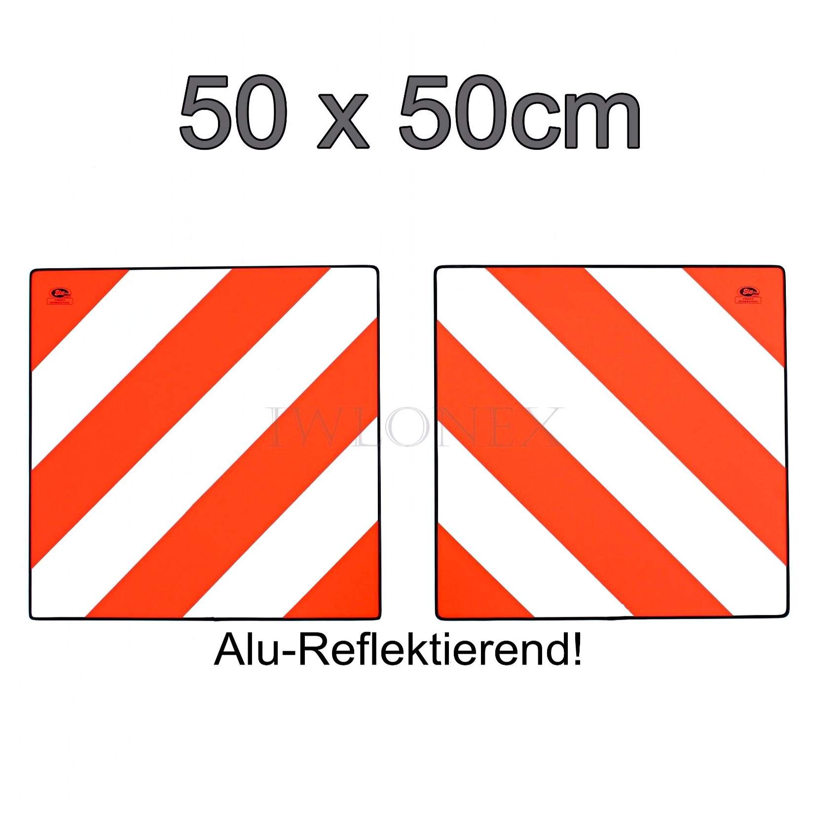Hinweisschild "Achtung Überbreite" Aluplatte 195x800 LKW-Schild Schild 