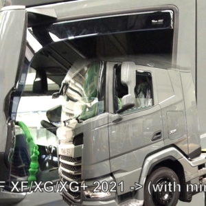 DAF XG XG 300x300 - 2x FENSTER WINDABWEISER passend für DAF neu XF,XG, XG+ mit Außenspiegel!