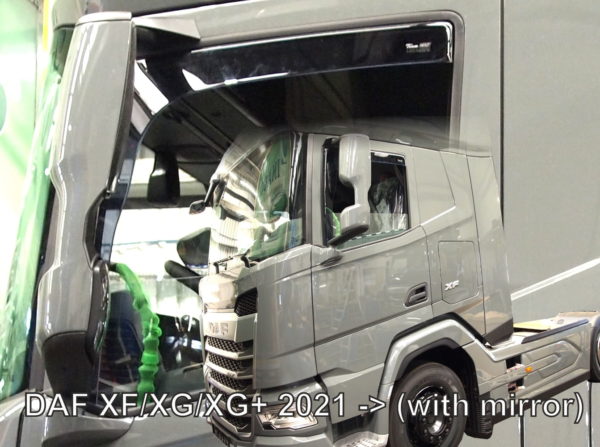 DAF XG XG 600x447 - 2x FENSTER WINDABWEISER passend für DAF neu XF,XG, XG+ mit Außenspiegel!