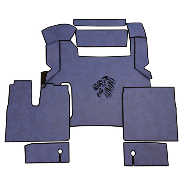 Fussmatten passend fur MAN TGX ab 2018 bis 2020 Marmor Blau IWLONEX 600x600 - Fußmatten passend für MAN TGX E6 ab 2018 bis 2019 - Marmor - Blau
