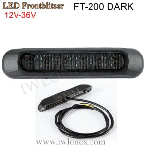 FT 200 Dark iwlonex 300x300 - 1x LED WARNLEUCHTE FRONTBLITZER GELB FT-200 DARK