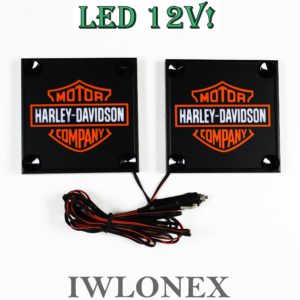 IMG 5211 300x300 - 1 Paar LKW LED Leuchtschilder 12V!!!  Harley-Davidson