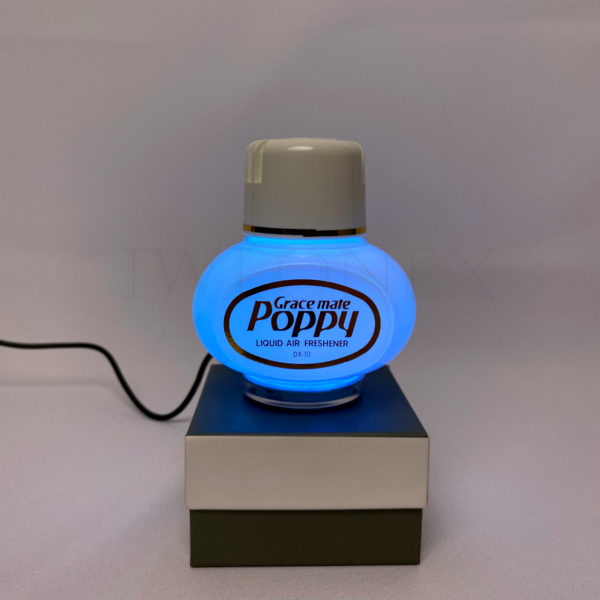 Poppy 150ml Jasmin RGB Hellblau IWLONEX 600x600 - LED RGB Stand passend für Poppy/Turbo 150 ml Duftflakon