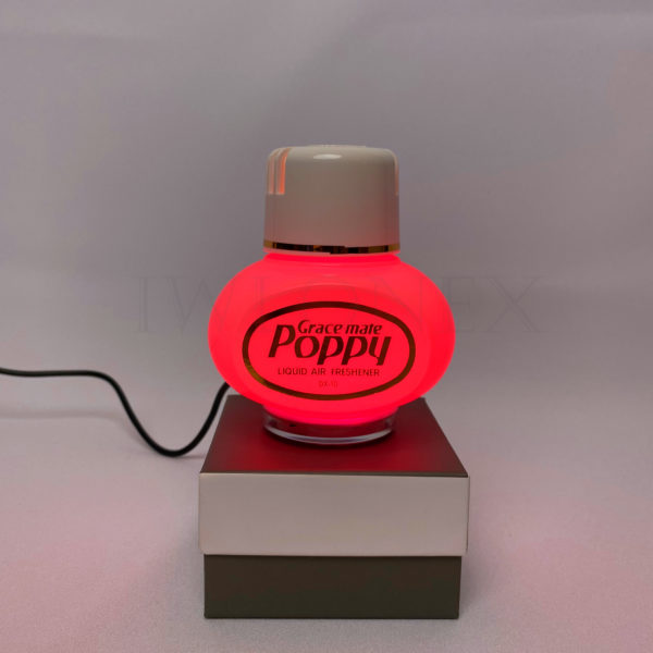 Poppy 150ml Jasmin RGB Rot IWLONEX 600x600 - LED Stand passend für Poppy/Turbo 150 ml Duftflakon - Rot