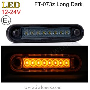 FT 073z DARK LONG 300x300 - 1x LED SEITENMARKIERUNGSLEUCHTE ABE FT-073z DARK Long