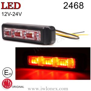 2468 iwlonex 300x300 - 1x LED WARNLEUCHTE / HECKBLITZER ROT WAS 2468
