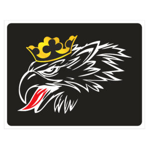 Ruckwandschild Svempa Weiss Rot Gold 48x37cm IWLONEX 300x300 - LKW LED Rückwandschild mit Dimmer - 12V/24V - Svempa Griffin