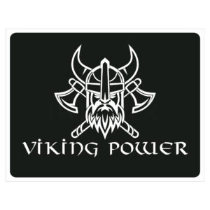 Ruckwandschild Viking Power 48x37cm IWLONEX 300x300 - LKW LED Rückwandschild mit Dimmer - 12V/24V - Viking Power - deine Farben