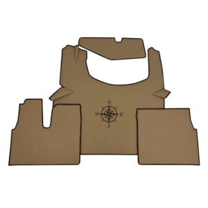 Tunnelabdeckung und Fussmatten passend fur MAN TGX ab 2020 Glatt Cappuccino IWLONEX 300x300 - Fußmatten passend für MAN TGX E6 ab 2020 New - Glatt Leder - Cappuccino