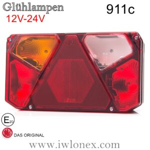 911c Iwlonex 300x300 - 1x Rückleuchte HECKLEUCHTE Links 12V-24V Glühbirnen  911c