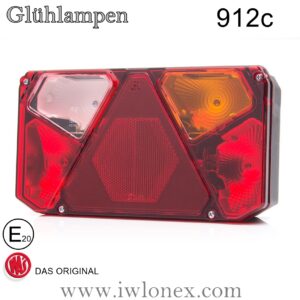 912c iwlonex 300x300 - 1x Rückleuchte HECKLEUCHTE Rechts 12V-24V Glühbirnen  912c