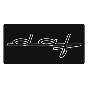 LKW LED Rückwandschild mit Dimmer - 12V/24V - daf retro - deine Farben