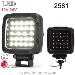 LED ARBEITSSCHEINWERFER 12V-70V WAS W302, 2581